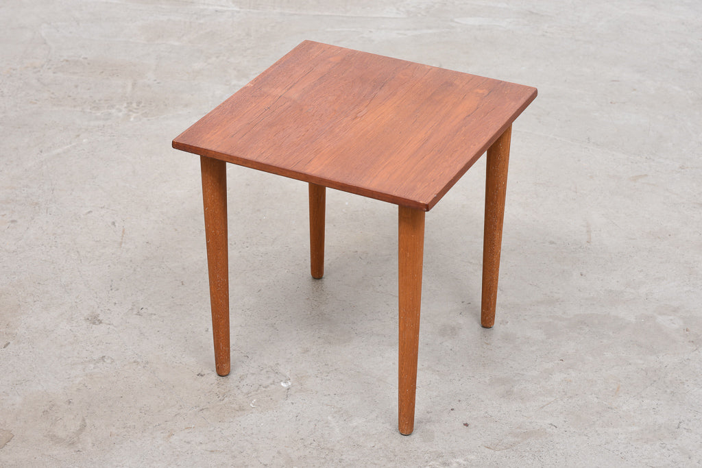 Square teak side table by H.C. Andersen