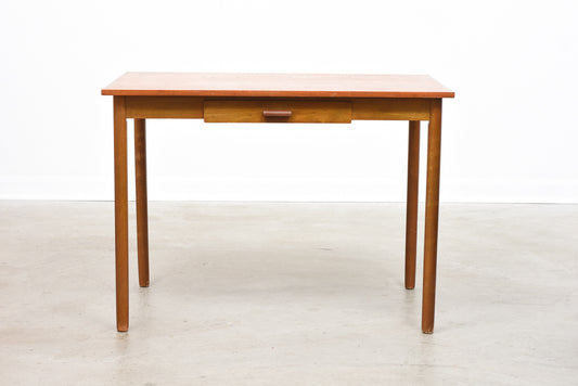 Teak + beech desk/dining table