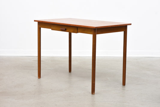 Teak + beech desk/dining table