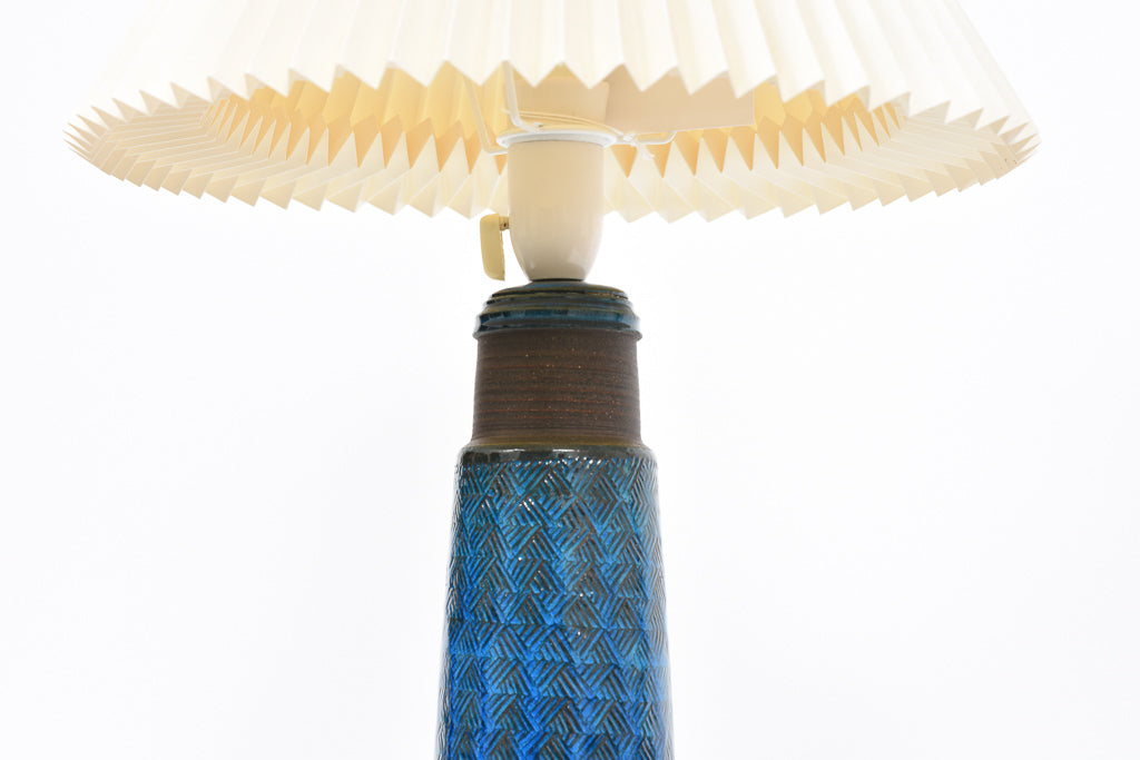 Stoneware table lamp by Nils Kähler