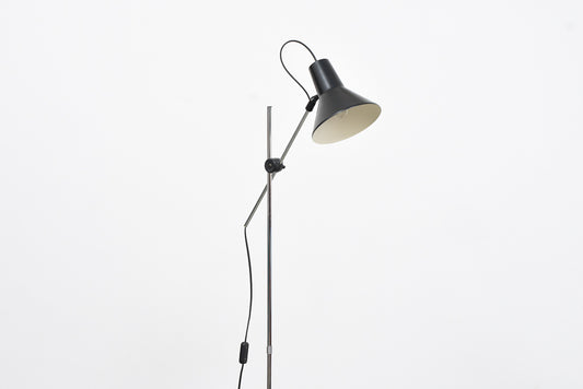 Vintage floor lamp with black finish