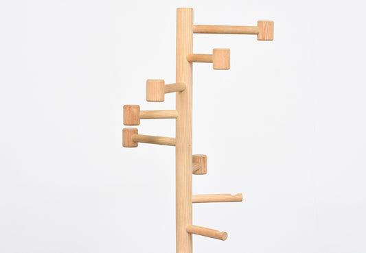 Pine coat stand