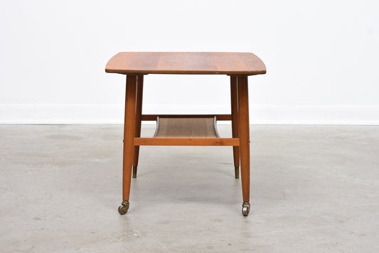 1950s teak trolley table