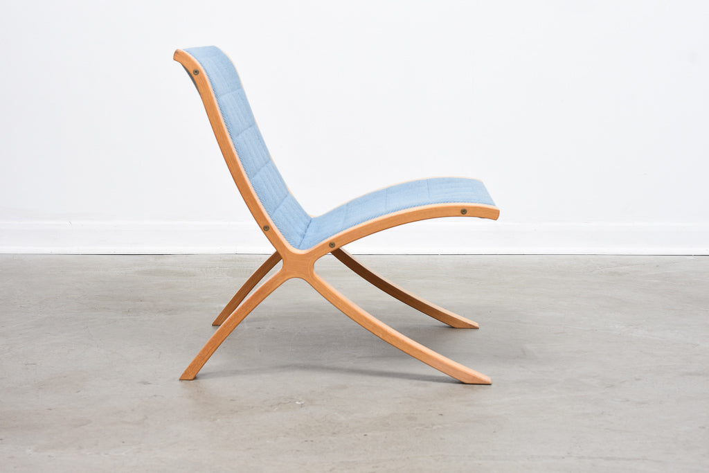 Two available: X chairs by Peter Hvidt & Orla Molgård Nielsen