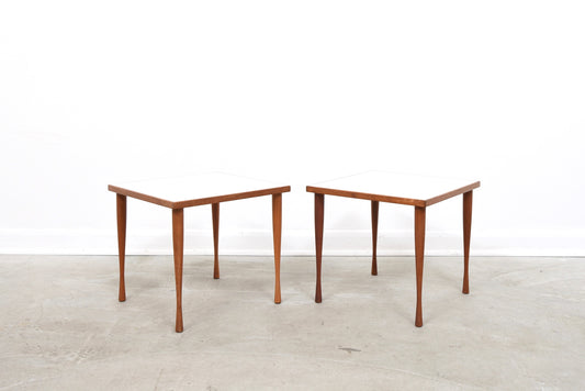 Pair of side tables by Hans C. Andersen