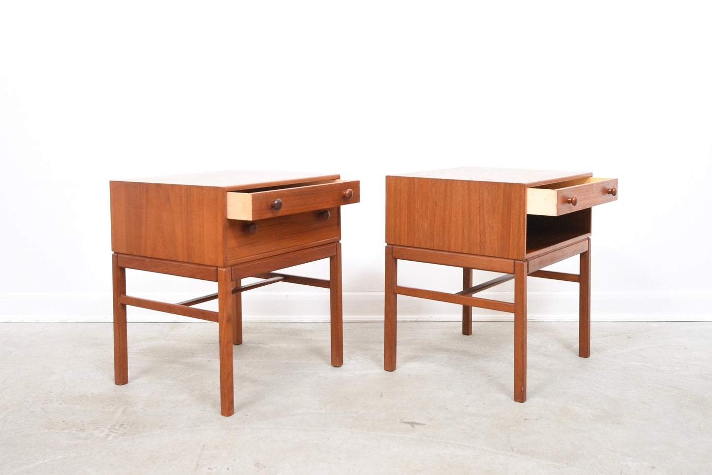 Pair of bedside tables by Tingströms