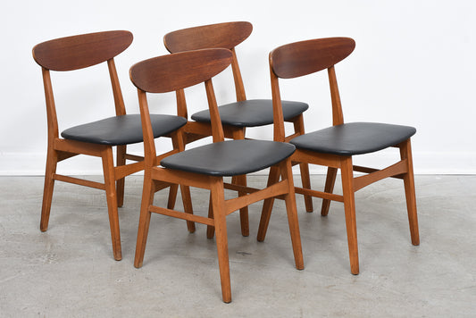 Set of four dining chairs by Farstrup