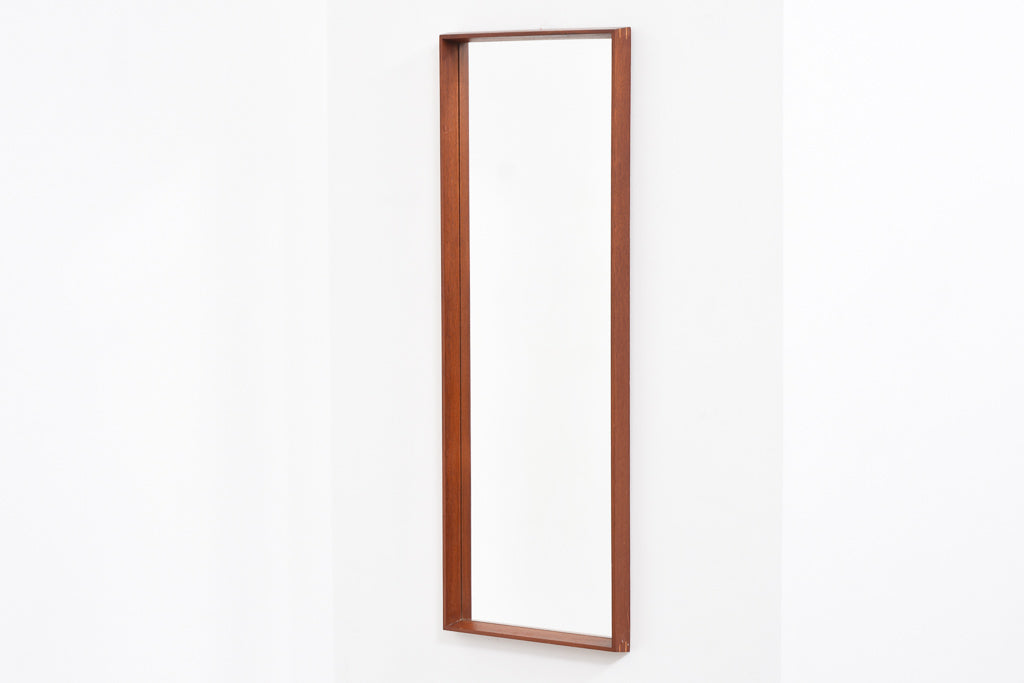 Full length Danish teak mirror