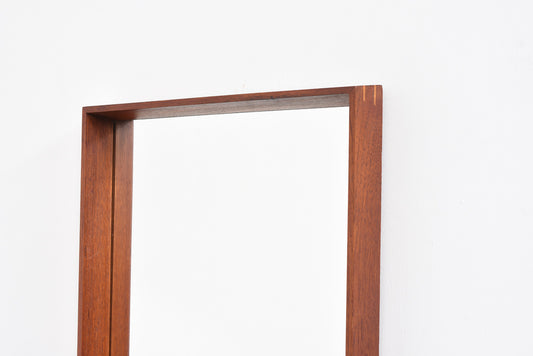 Full length Danish teak mirror