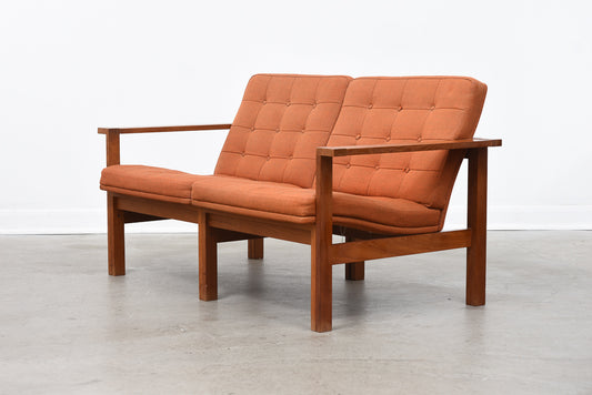 Two seat Moduline sofa by Ole Gjerløv Knudsen & Torben Lind