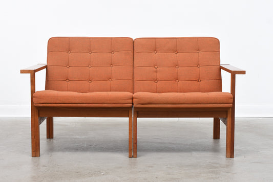 Two seat Moduline sofa by Ole Gjerløv Knudsen & Torben Lind