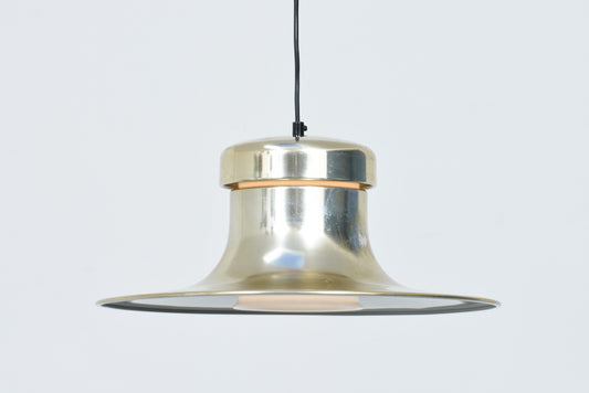 Vintage ceiling lamp with brass finish