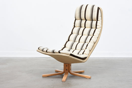 1960s swivel lounger by Sam Larsson