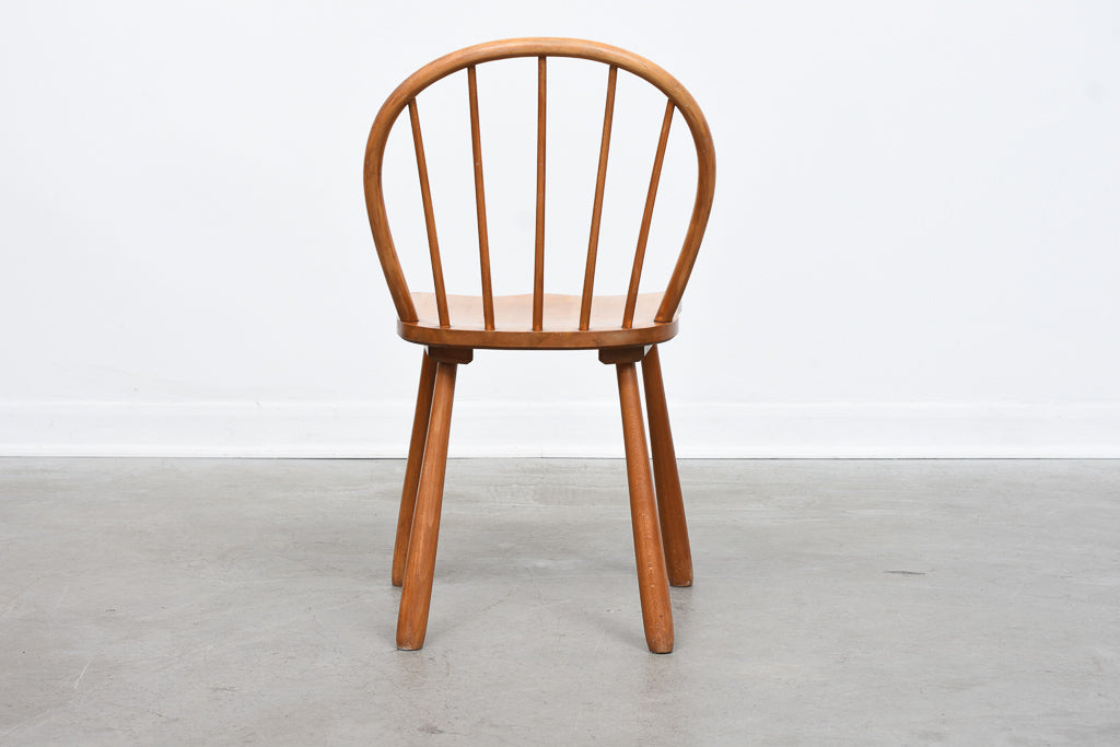 1940s spindle back chair by Fritz Hansen