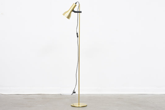 1970s floor lamp with brass finish