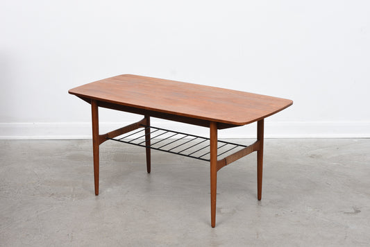 1950s Danish coffee table in teak