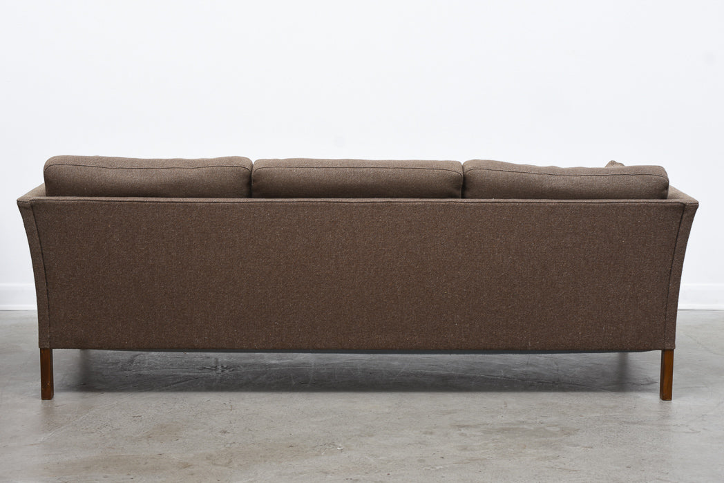Three seat wool sofa by Erik Jørgensen