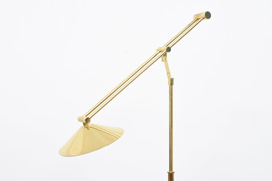 Vintage brass floor lamp