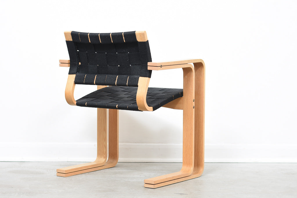 Two available: Oak armchairs by Magnus Olesen