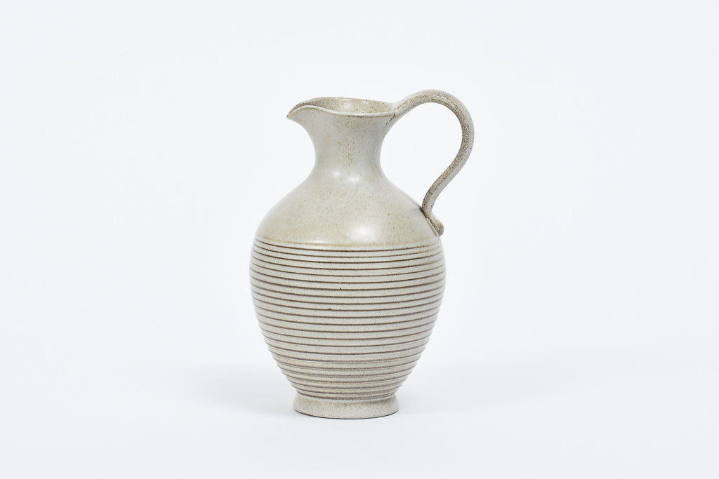 Stoneware pitcher vase