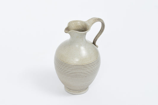 Stoneware pitcher vase