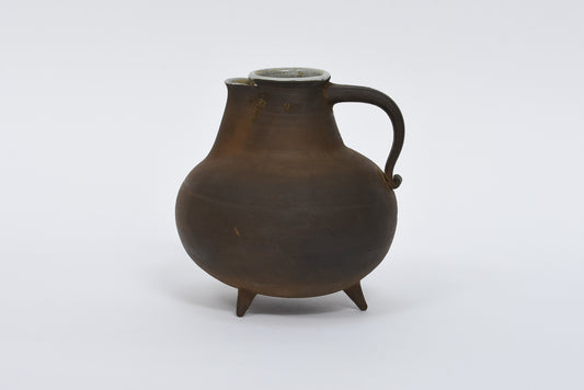 Vintage stoneware jug by Ole S.