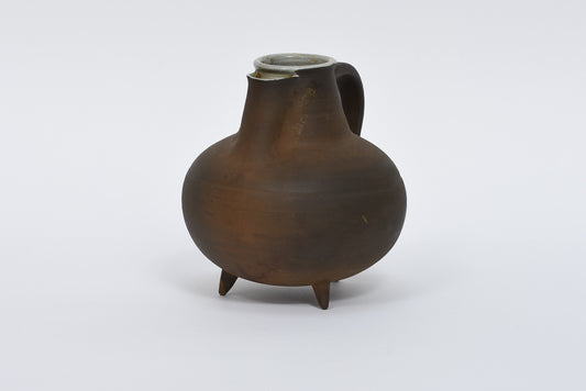 Vintage stoneware jug by Ole S.