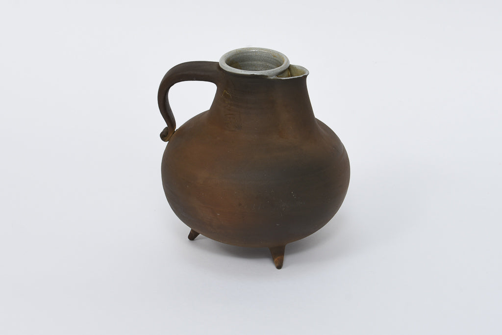 Vintage stoneware jug by Ole S.