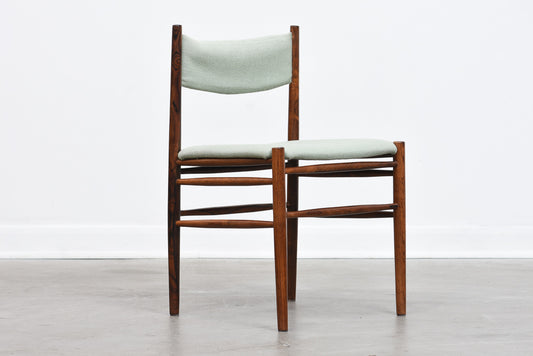 Six available: 1960s Brazilian rosewood dining chairs