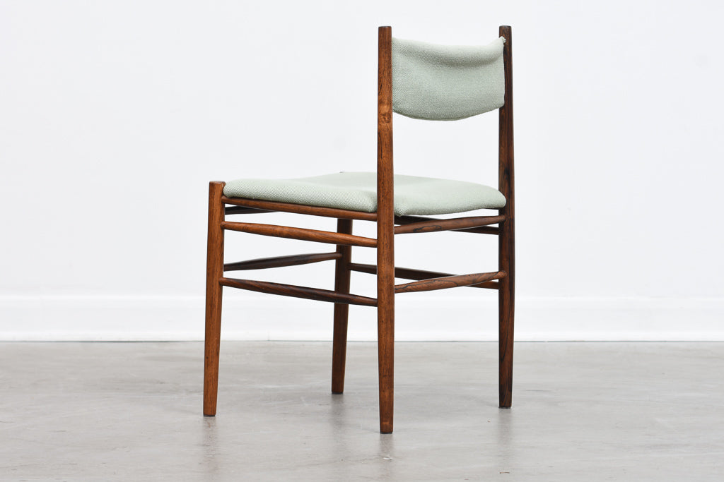 Six available: 1960s Brazilian rosewood dining chairs