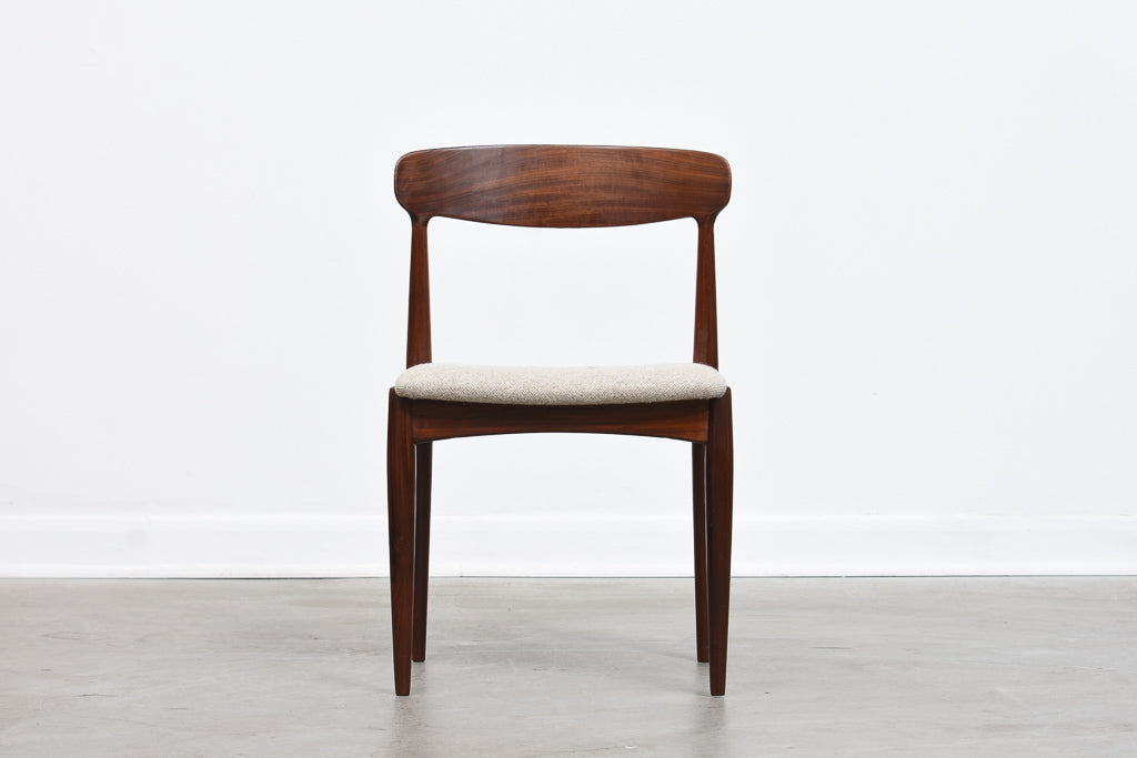 Set of four teak chairs by Johannes Andersen