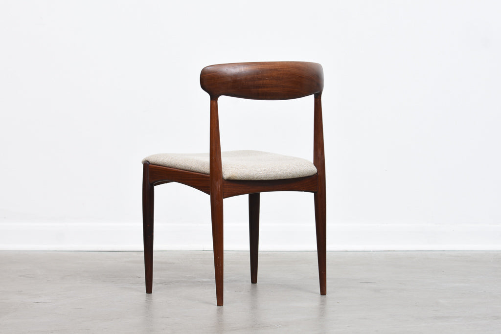 Set of four teak chairs by Johannes Andersen