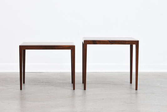 Two available: Vintage rosewood side tables