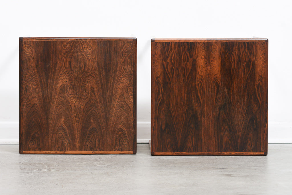 Two available: Vintage rosewood side tables