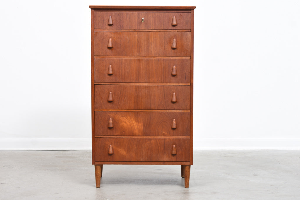 1950s teak chest of drawers