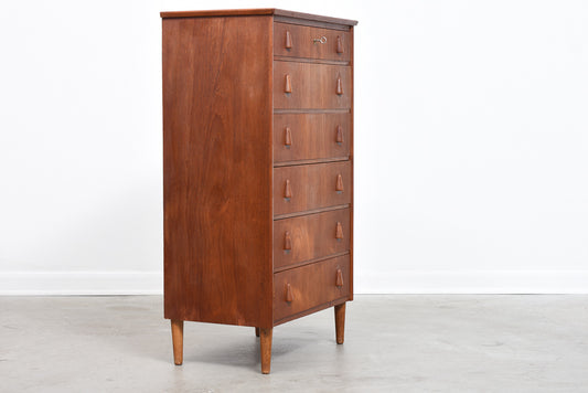 1950s teak chest of drawers