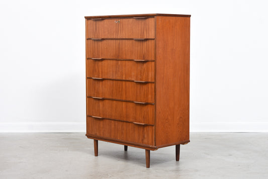 Large chest of drawers in teak