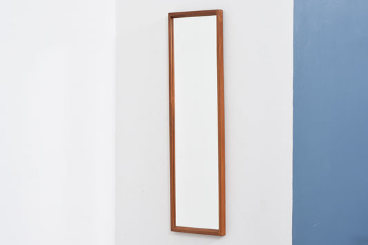 Rectangular teak mirror by Aksel Kjærsgård