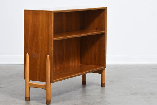 1950s teak + beech bookcase