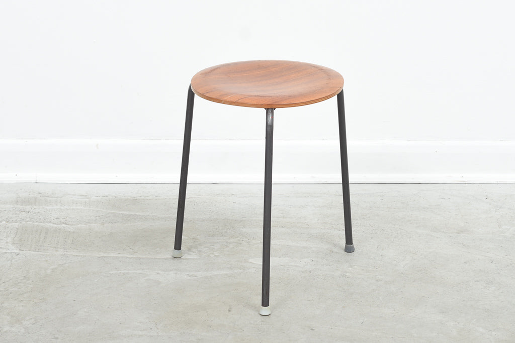 1950s Danish beech ply stool