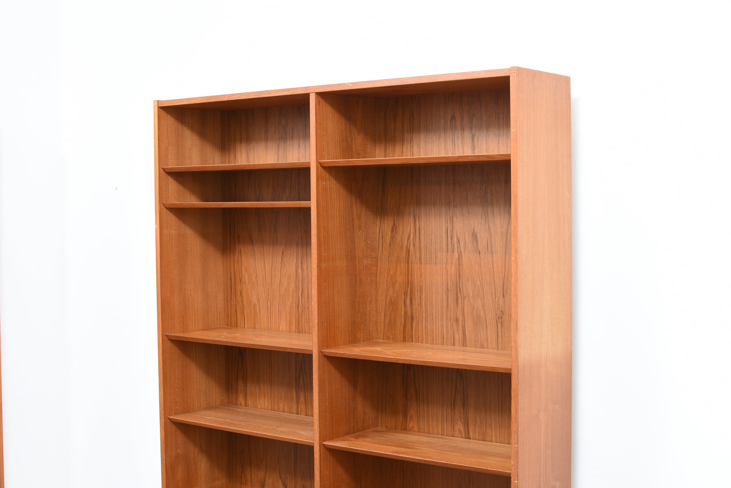 Large teak bookshelf by Poul Hundevad