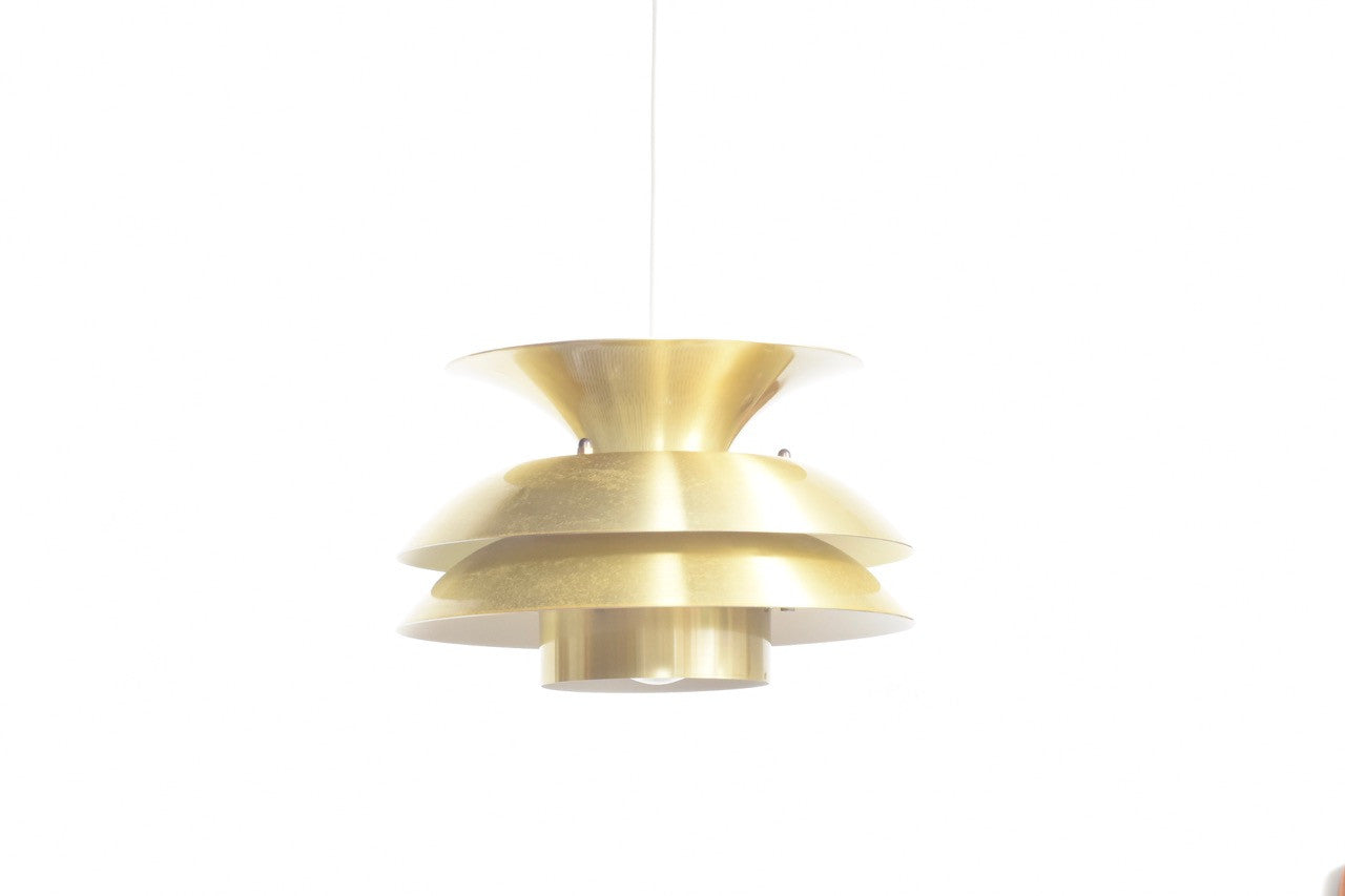 Multi-tiered brass ceiling ceiling light