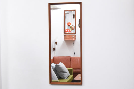 Full length teak mirror