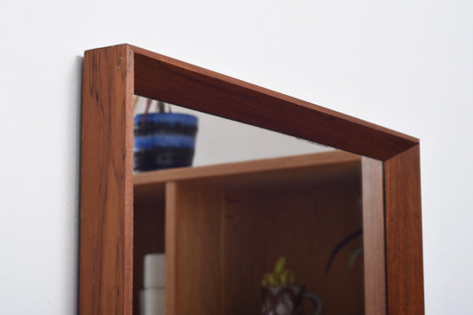 Full length teak mirror