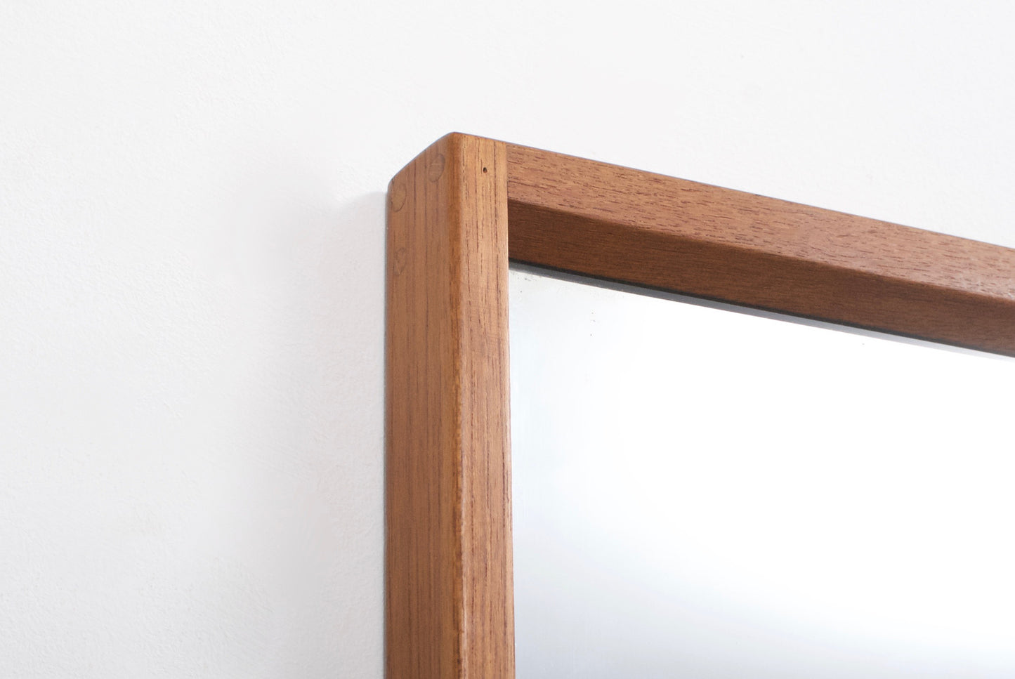Teak mirror by Aksel Kjersgaard
