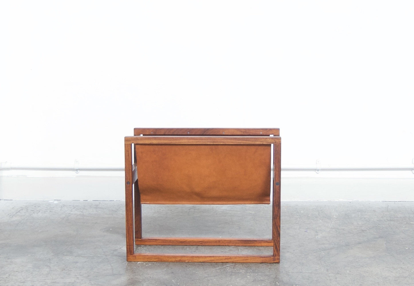 Rosewood magazine rack