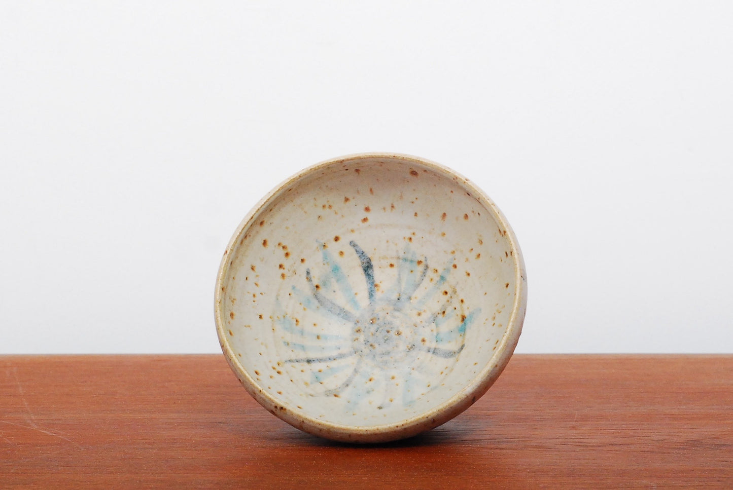 Freckled stoneware bowl