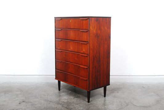 Large rosewood chest of drawers