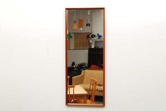 Full length teak mirror