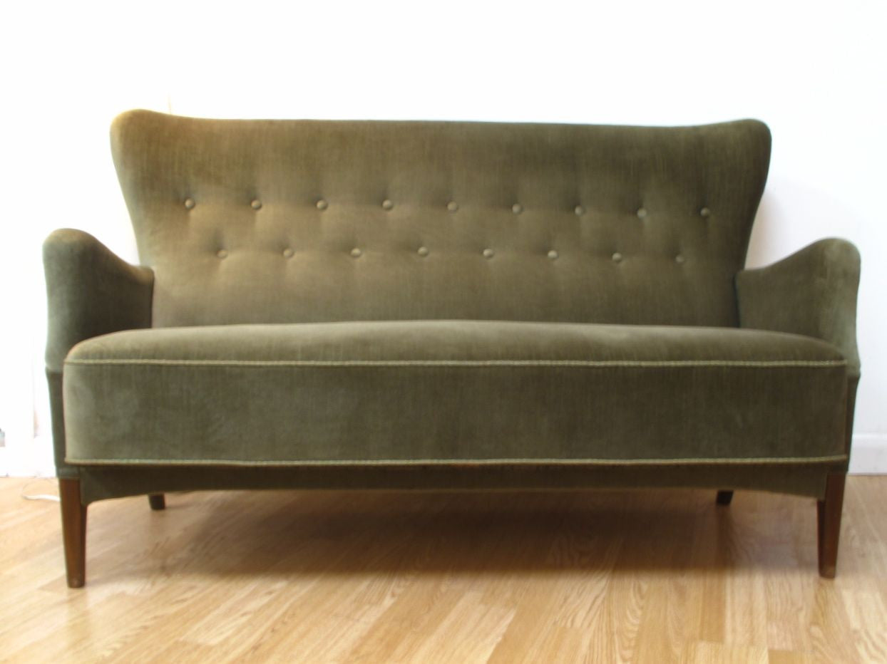 Organic three seat sofa